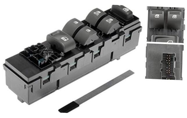 901-299 Front Driver Side Power Window Switch Module Compatible with Select