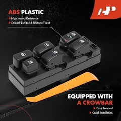 Master Power Window Switch Compatible with Kia Sorento 2005-2006, Front Left