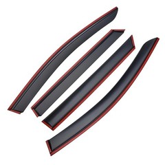 Window Rain Guard with Chrome Trim Compatible with Kia Sportage 2023 2024 2025