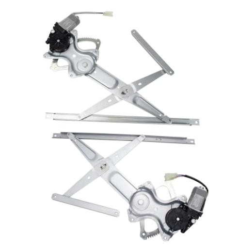 Front Power Window Regulator & Motor Assembly Set Compatible with WRA06963