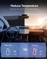 Pigenius Windshield Sunshade for Hyundai Elantra 2011-2016 Elantra Coupe 2013…