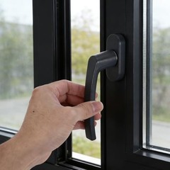 Casement Locking Handle with Offset Base – Window Handle 14.00X9.00X2.80CM