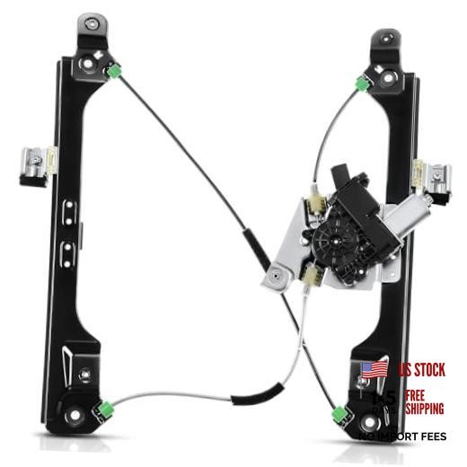 Electric Power Window Regulator with Motor Compatible with Front Passenger