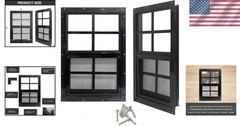 Compact Sliding Shed Windows 2 Pack**`