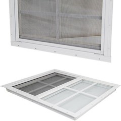 Versatile 12″ x 18″ Shed Windows – Modern Aluminum Frame, Water-Resistant Glass