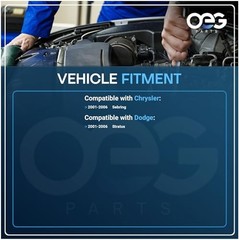 OEG Parts New Window Regulator W/Motor Rear Passenger Rear Passenger Side (RH)
