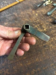 Art Deco Cast Brass Teardrop Sash Lock . Old Window Hardware 1930’s
