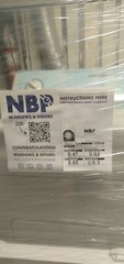 VINYL STORM WINDOW BRAND NEW NBP PRO SERIES DOUBLE HUNG 31 1/4 X 56 1/2