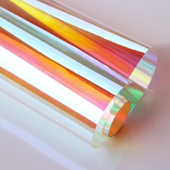 Dichroic Iridescent Window Film Rainbow Self Adhesive Glass Sticker Home Decor