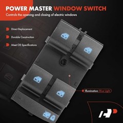 Front Left Driver Side Power Window Switch – Compatible with Cadillac SRX