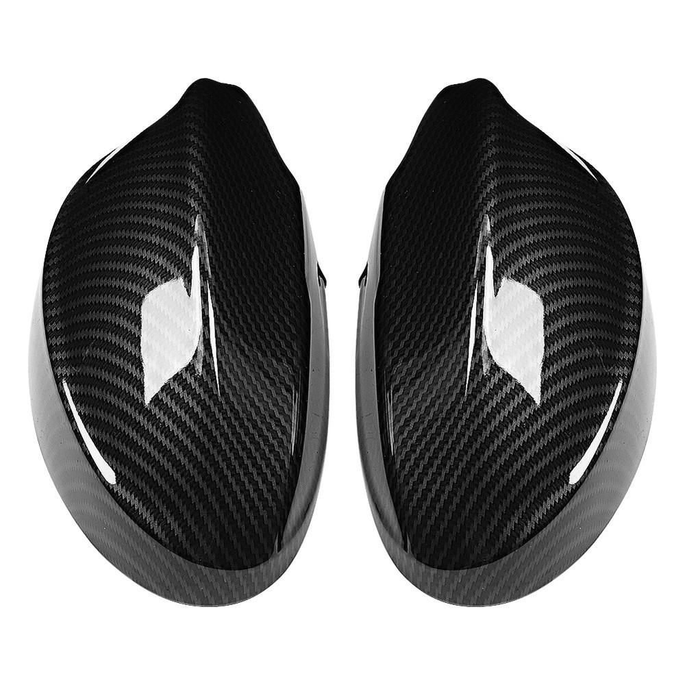 Carbon Fiber Style Left Right Wing Mirror Cover For E90 05-07