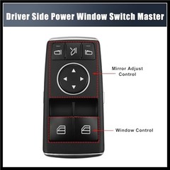 Driver Side Power Window Switch Master A1729056900 A17290569009107 for