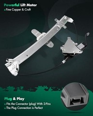 Rear Right Passengers Side Power Window Regulator with Motor Assembly