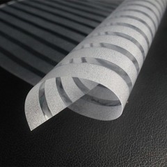 White Privacy Frosted Film Frost Glass Window Film Striped Shutters Sticker New