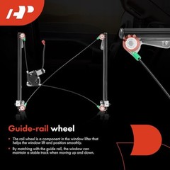 Power Window Regulator and Motor Assembly Replacement for Front Passenger(RH)