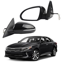 Driver Side Mirror Compatible With 2016 2017 2018 Kia Optima Left Black