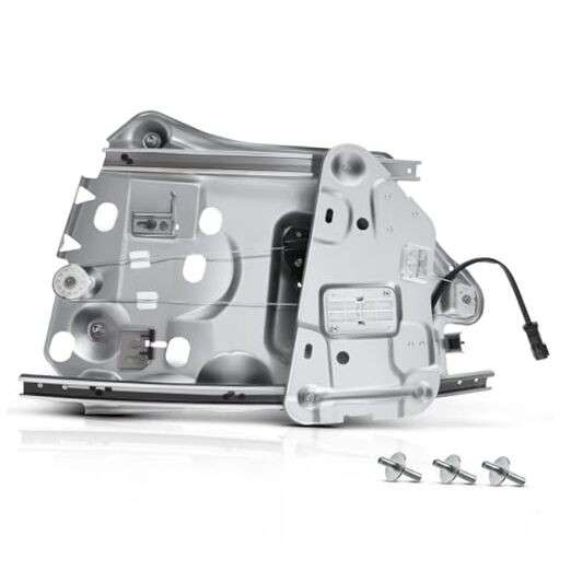 Power Window Regulator with Panel with Motor Compatible with Rear Driver(LH)