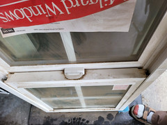Milgard Vinyl window with retrofit frame