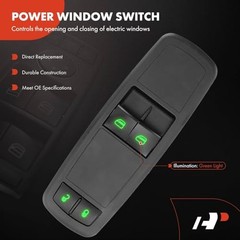 Replacement Power Window Switch Driver Side for 08-10 Town & Country