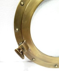 12″ Maritime Antique Porthole Round Window Glass Nautical Boat Ship Porthole