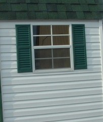 Shed Window 24 x 27 SAFETY / TEMPERED GLASS White Flush Playhouse Treehouse