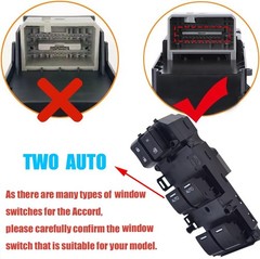 Front Left Driver Side Master Window Switch 2013-2017 Accord Sedan EX-L
