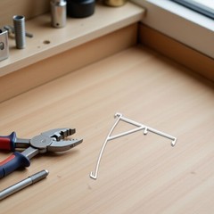 10Pcs Transparent Reusable Plastic Vertical Blind Mounting Brackets for Home Use