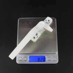 Durable Plastic Door Handle White External Flat Window Handle Reusable