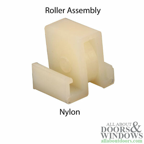Roller Assembly (Flat) – Sliding Windows, Nylon