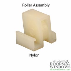 Roller Assembly (Flat) – Sliding Windows, Nylon