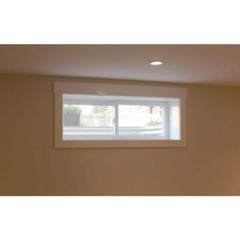31.75 in. x 13.75 in. Left-Hand Single Sliding Vinyl Window with Dual Pane Glass