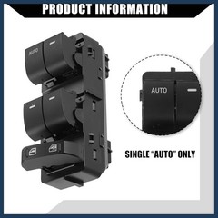 Power Window Switch, Front Left Driver Side Window Control Switch