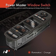 Master Power Window Switch A1698206710 for Mercedes A160 A190 B180 B200 04-12