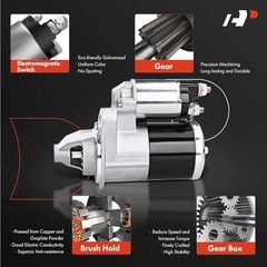 Starter Motor Compatible with Lexus GS300 2006 3.0L, GS350 07-15 3.5L, IS250