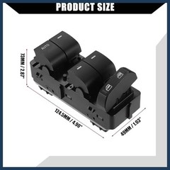Power Window Switch, Front Left Driver Side Window Control Switch