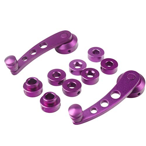 1 Set Car Window Handle Aluminum Alloy Window Crank Handle Universal Car