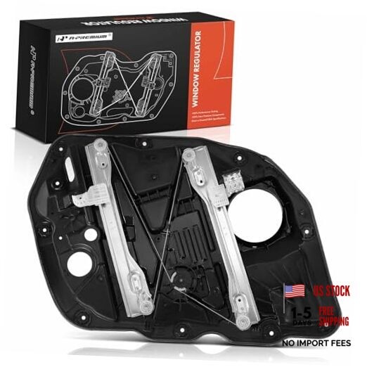 Electric Power Window Regulator Without Motor Front Passenger Side (RH)