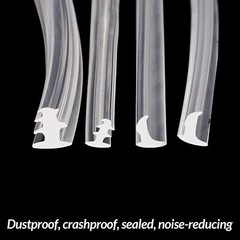 Door Gasket Seal Flipper Glazing Rubber Draught Seal Silicone Rubber Window