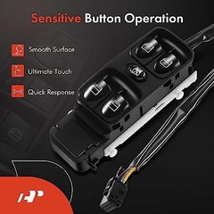 Front Left Driver Side Power Window Switch | Compatible with Mercedes-Benz