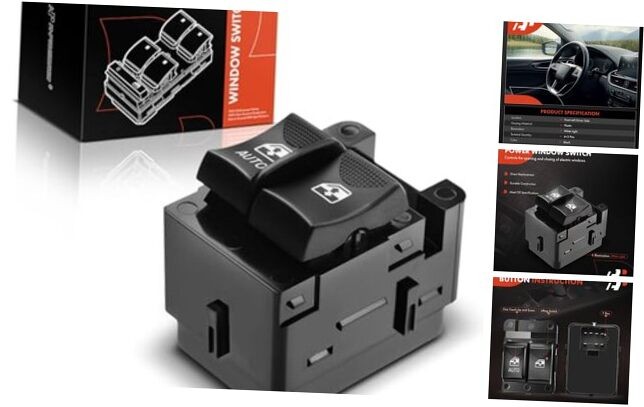Power Window Switch Compatible with Chevrolet Monte Carlo 2000 2001 2002 2003