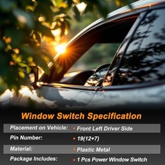 1 AUTO Power Window Switch for Mazda 5 2006 Window Control Switch for Mazda 5