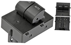 901-205 Front Driver Side Power Window Switch 2 Button Compatible with Select