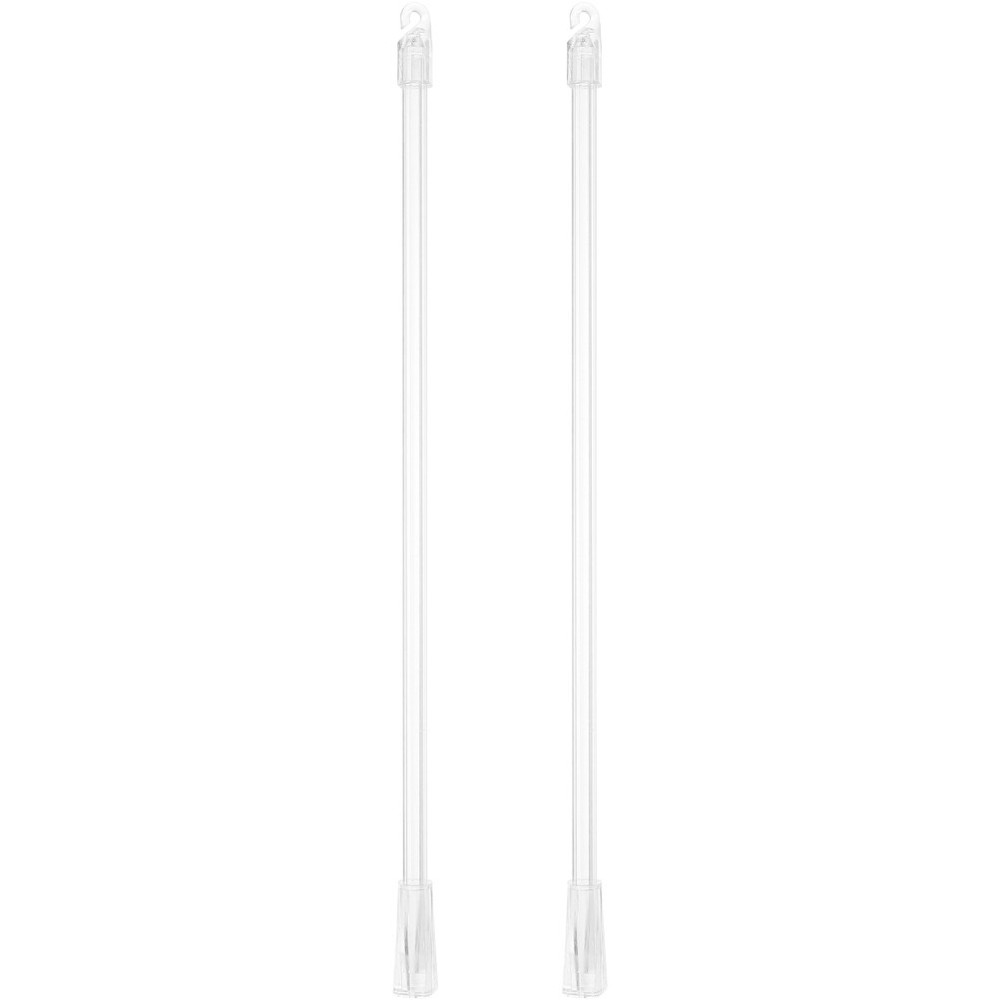 2 Pcs Drapery Pull Rod Blinds Stick Replacement Pack Curtain Hook Wand with