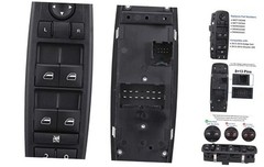 Power Window Switch Control Button 8+13 PINS Driver Side Compatible with Dodge