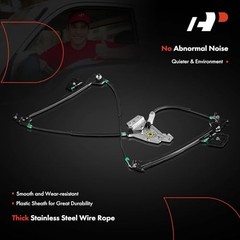 Electric Power Window Regulator Without Motor Compatible with Front Passenger