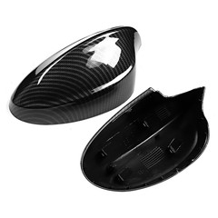 Carbon Fiber Style Left Right Wing Mirror Cover For E90 05-07