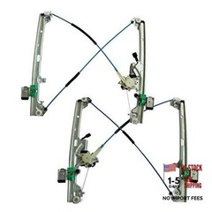 Front Left & Right Power Window Regulator with Motor Assembly Compatible with