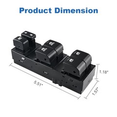 Dual-Auto Power Master Window Switch Compatible with Subaru Outback Legacy