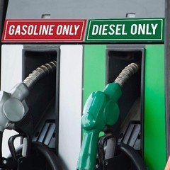 10-Piece “Only Sticker” & “Gasoline Only” Vinyl Decals for Fuel Tanks, Gas Caps,