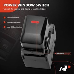 Power Window Switch Compatible with Kia Sportage 2011-2017, Rear Left Driver